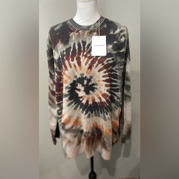 Valentino Tie-Dye Oversize Cashmere Sweater - Picture 5 of 10